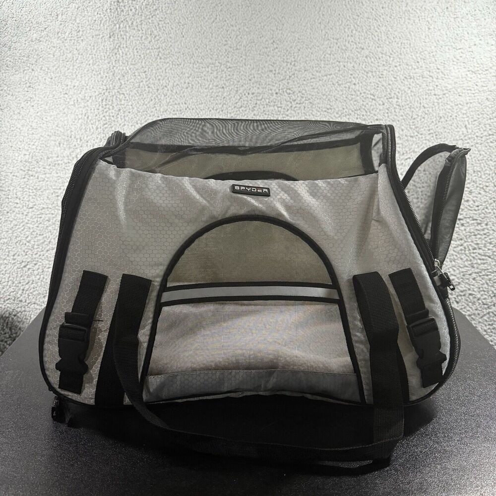 Spyder Pet Carrier Honeycomb Mesh Breathable Soft Sided Small Travel Bag